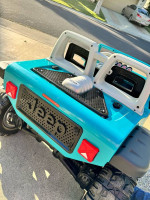 Power Wheels Jeep Hurricane included two batteries (one is brand new $80) Kid ri