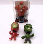 Marvel Avengers Iron Man Hulk Mini Bobble Head