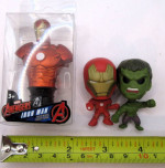 Marvel Avengers Iron Man Hulk Mini Bobble Head
