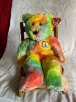 TY Beanie Buddy - 1999 Peace TY Dye
