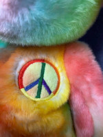 TY Beanie Buddy - 1999 Peace TY Dye