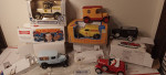 6 Diecast Car Truck Banks Vintage
