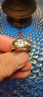 Man's white Gold,1 ct.tw diamond ring