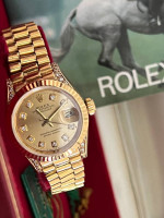 Rolex Ladies President 18K Gold and Diamond