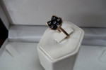10K GOLD VINTAGE AMETHYST RING FLOWER BUD LOCAL ESTATE SALE Sz 6,3/4