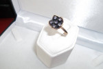 10K GOLD VINTAGE AMETHYST RING FLOWER BUD LOCAL ESTATE SALE Sz 6,3/4