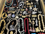 Costume Jewelry Mikimoto Monet Monies Banded Agate Stone