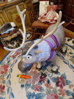 Sven the talking eating Reindeer