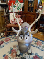 Sven the talking eating Reindeer