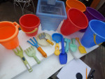 Plastic Beach Pails