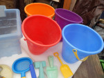 Plastic Beach Pails