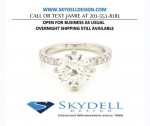 Beautiful 2.51ctw  round Diamond set in either 14kt yellow or white go