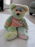 New Beanie Buddies Ty Happy Birthday Bear