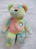 New Beanie Buddies Ty Happy Birthday Bear