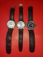 3 Men's Watch WENGER Analog Quartz Swiss 100M  Works Like New