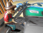 Farmer Wilbur Vintage Tractor Plow Unit