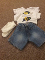 Build-a-Bear Nuggets, Colorado Buffs clothing-new