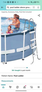 Ladder for above ground pool
