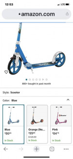RAZOR Scooter  New, w helmet