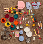 Kids Kitchen Dishes and Food