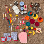 Kids Kitchen Dishes and Food