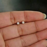 Baby’s First Diamond Earrings