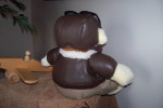 Wooden Airplane & Stuffed Monkey in Pilot clothes