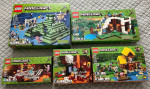 LEGO Minecraft Collection Ocean Cottage Nether Waterfall Mine Craft