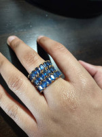 Sapphire Eternity Band Rings