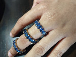 Sapphire Eternity Band Rings