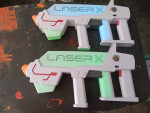 LASER X LAZER TAG 2 LIGHT UP TOYGUNS