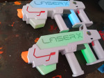 LASER X LAZER TAG 2 LIGHT UP TOYGUNS