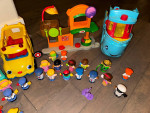 Fisher Price Little People Toy Sets House Marketplace Ship School Bus