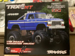 New RC Traxxas Blue TRX-4mt 4WD 1/18 Scale Monster Truck in Factory Se