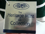 Heritage Mint 16" Porcelain Girl Doll Fully Clothed w/Metal Stand