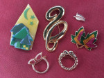 Costume Jewelry Pin Collection