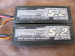 Pair Of Turnigy Matched 2 Cell Lipo Batteries