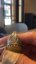 Silver Ring, Ukrainian purchase when war started, Turkish design, 10.0