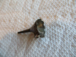 Vintage Mexican Sterling Silver and Amethyst Poison Ring