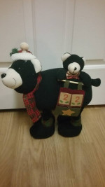 New Christmas Decorations countdown mama baby bear
