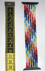 NEW MULTI COLOR BRAIDED SOLO LOOP APPLE WATCH BAND 42/ 44/45mm