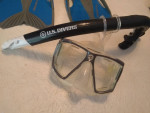 💦 U.S. DIVERS * KIDS * 3- Piece SNORKEL SET
