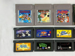 #1861 Nintendo Gameboy SP Advance Pearl Blue AGS-101 / 15 Games
