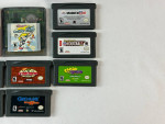#1861 Nintendo Gameboy SP Advance Pearl Blue AGS-101 / 15 Games