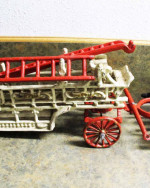Cast Iron 3 Horse Drawn Hook & Ladder Fire Engine Parts