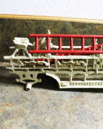 Cast Iron 3 Horse Drawn Hook & Ladder Fire Engine Parts