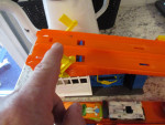 Hot Wheels two lane track, ten extra track and 25 cars