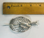 Celtic Irish Nordic Viking Tree of Life Hair Pin Clip Brooch NEW