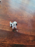 3 vintage handmade glass dogs