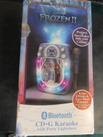 Disney Frozen II Karaoke with Snowflake Projector and Microphone cd+g